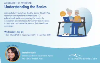 My Senior Health Plan hosts a Medicare education free webinar once per month to help seniors turning 65 and those already enrolled in Medicare to clearly understand the benefits and navigating the complexities.