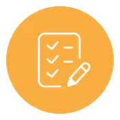 Enroll in Medicare Checklist icon with a pencil, representing Medicare enrollment assistance