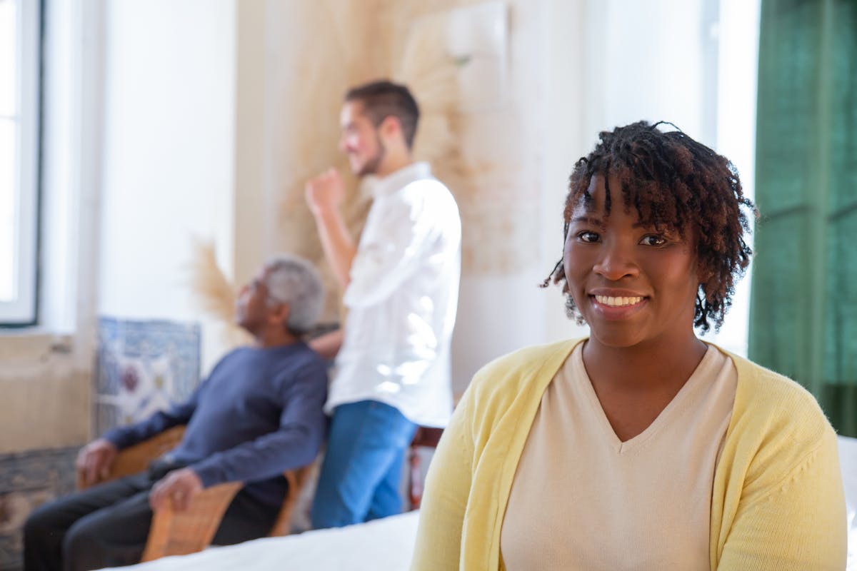 Senior at Medicare Part C health plan consultation
